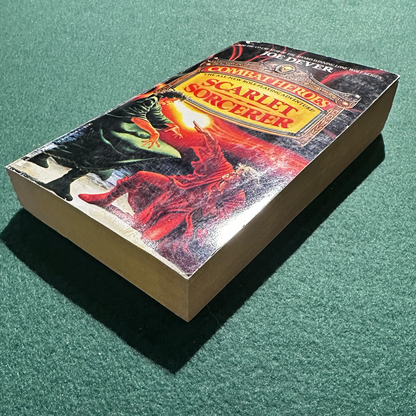 Vintage Fantasy Paperback: Joe Dever - Combat Heroes: Scarlet Sorcerer FIRST PRINT