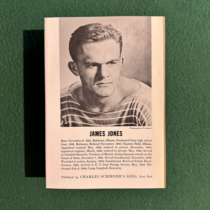 Vintage Fiction Hardback: James Jones - From Here to Eternity FIRST EDITION FACSIMILE