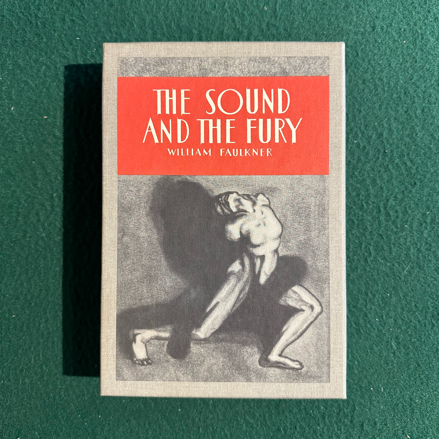 Vintage Fiction Hardback: William Faulkner - The Sound and the Fury FIRST EDITION FACSIMILE