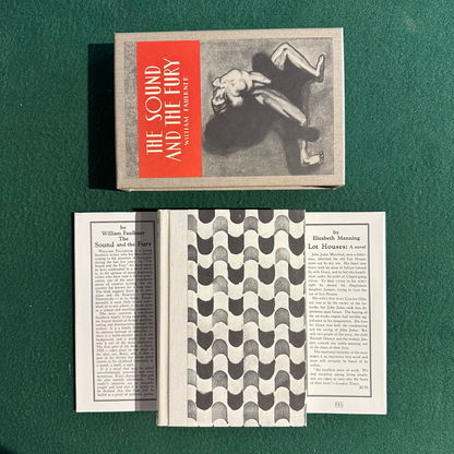 Vintage Fiction Hardback: William Faulkner - The Sound and the Fury FIRST EDITION FACSIMILE
