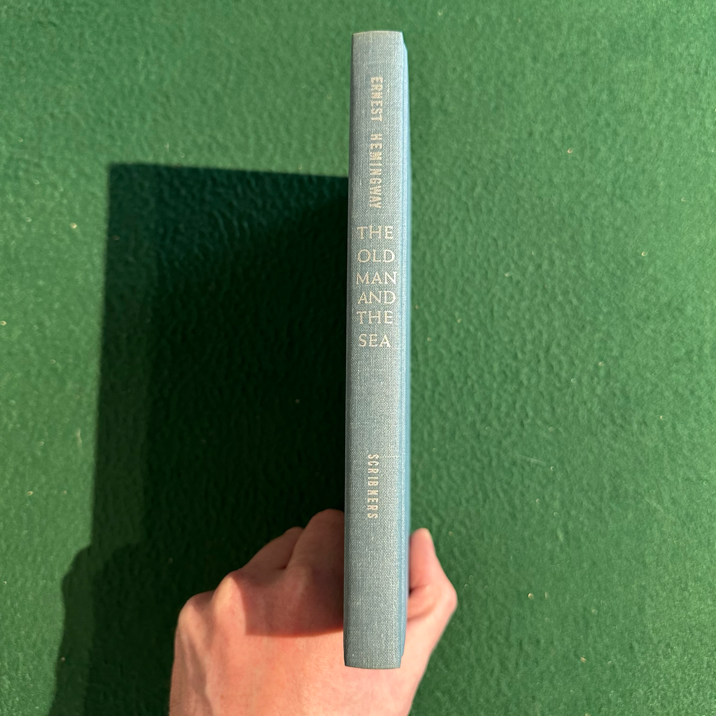 Vintage Fiction Hardback: Ernest Hemingway - The Old Man and the Sea FIRST EDITION FACSIMILE