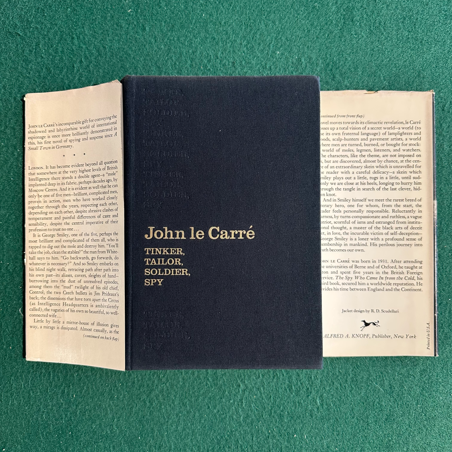 Vintage Fiction Hardback: John Le Carre - Tinker, Tailor, Soldier, Spy BCE