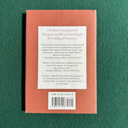 Vintage Fiction Hardback: David Mamet - Passover SIGNED SECOND PRINTING