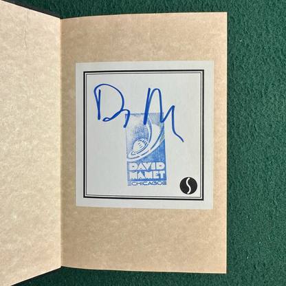 Vintage Fiction Hardback: David Mamet - Passover SIGNED SECOND PRINTING