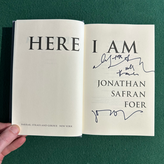 Fiction Hardback: Jonathan Safran Foer - Here I Am SIGNED FIRST EDITION