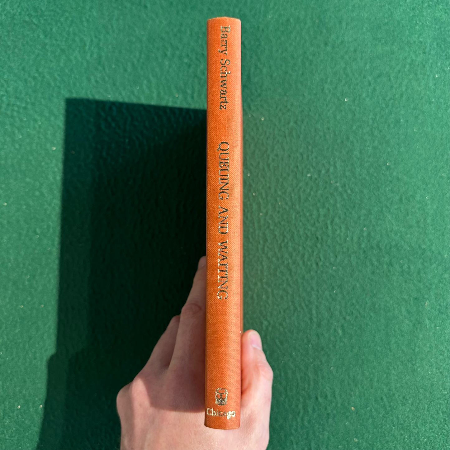 Vintage Non-Fiction Hardback: Barry Schwartz - Queuing and Waiting