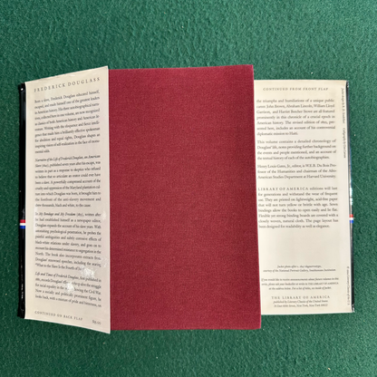 Vintage Fiction Hardback: Frederick Douglas - Autobiographies: Narrative of the Life, My Bondage and My Freedom, Life and Times FIRST PRINTING