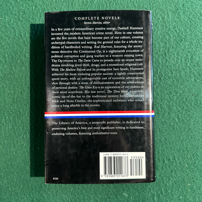 Vintage Fiction Hardback: Dashiell Hammett - Complete Novels: Red Harvest, The Dain Curse, The Maltese Falcon, The Glass Key, The Thin Man