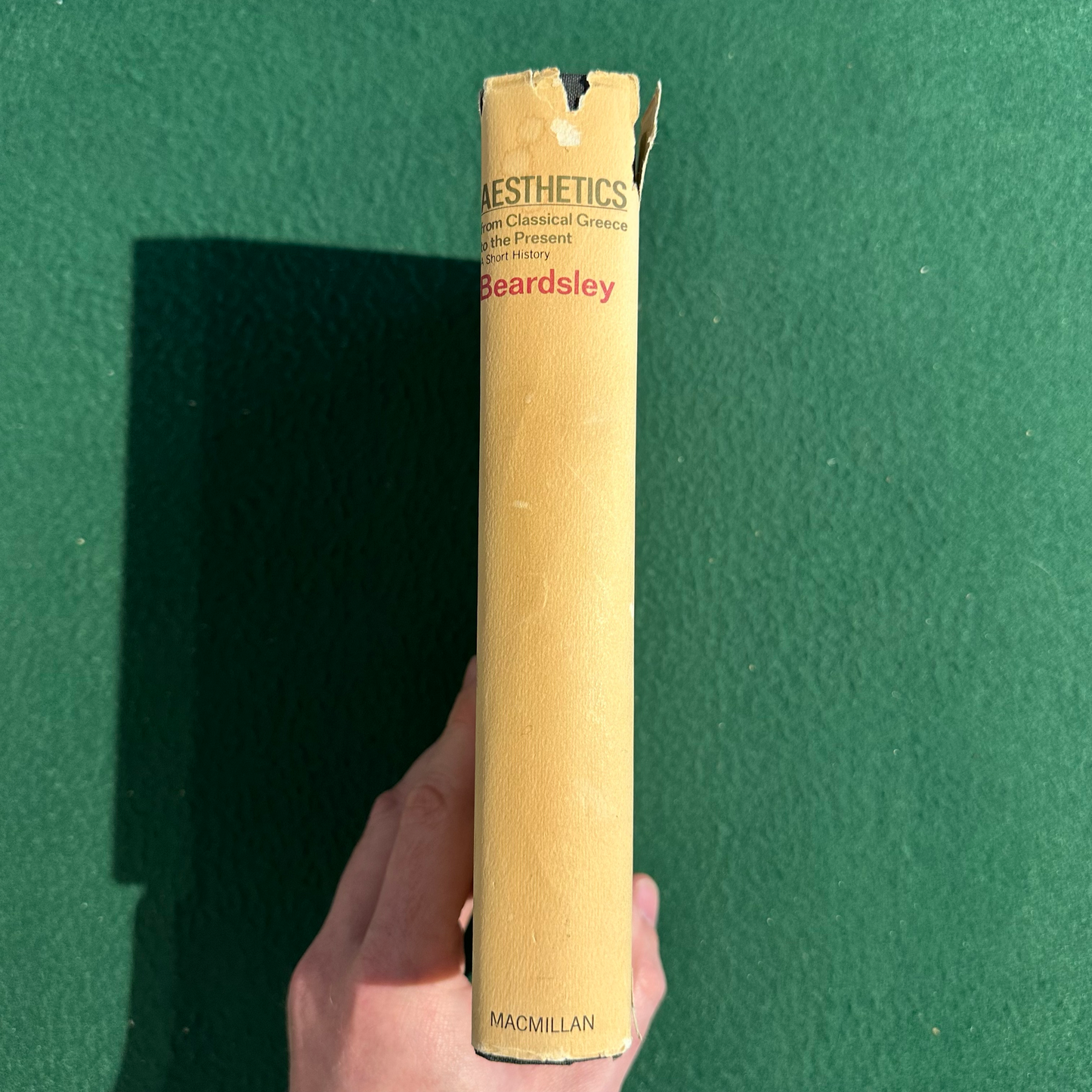 Vintage Non-Fiction Hardback: Munroe C Beardsley - Aesthetics FIRST EDITION
