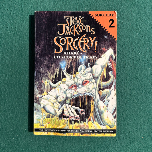 Vintage Fantasy Paperback: Steve Jackson - Sorcery! Khare - Cityport of Traps FIRST PRINTING
