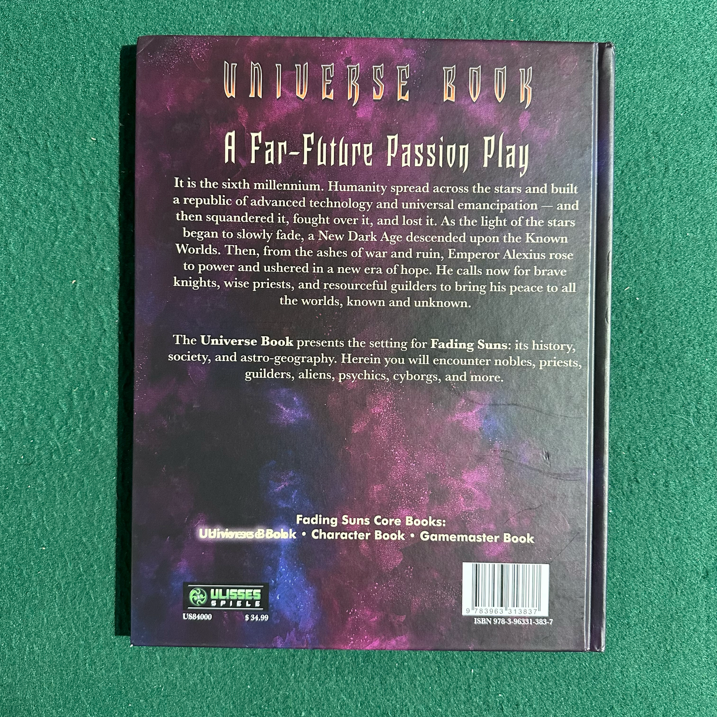 TTRPG Hardback: Fading Suns: Pax Alexius
