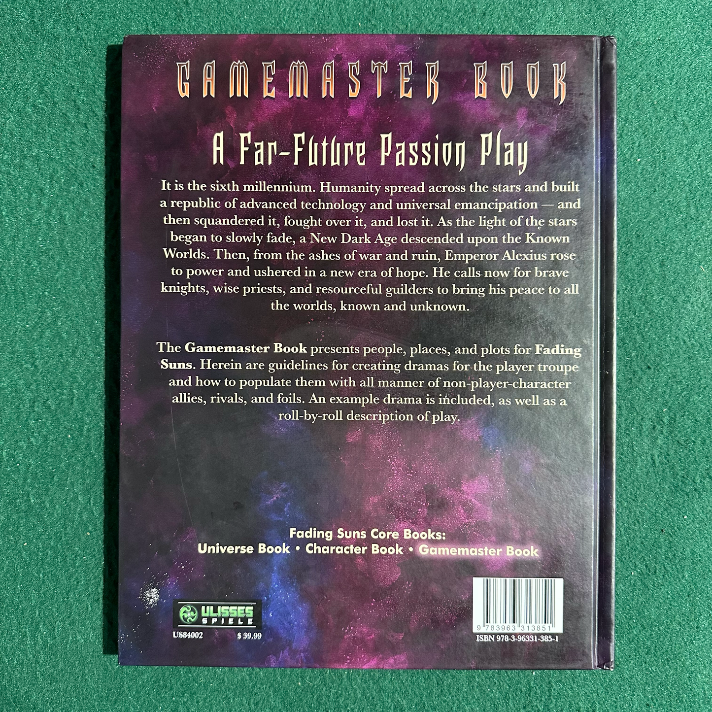 TTRPG Hardback: Fading Suns: Pax Alexius