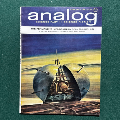 Vintage Sci-fi Magazine: Analog: Science Fact - Science Fiction - Complete World of Dune and Prophet of Dune serializations FRANK HERBERT