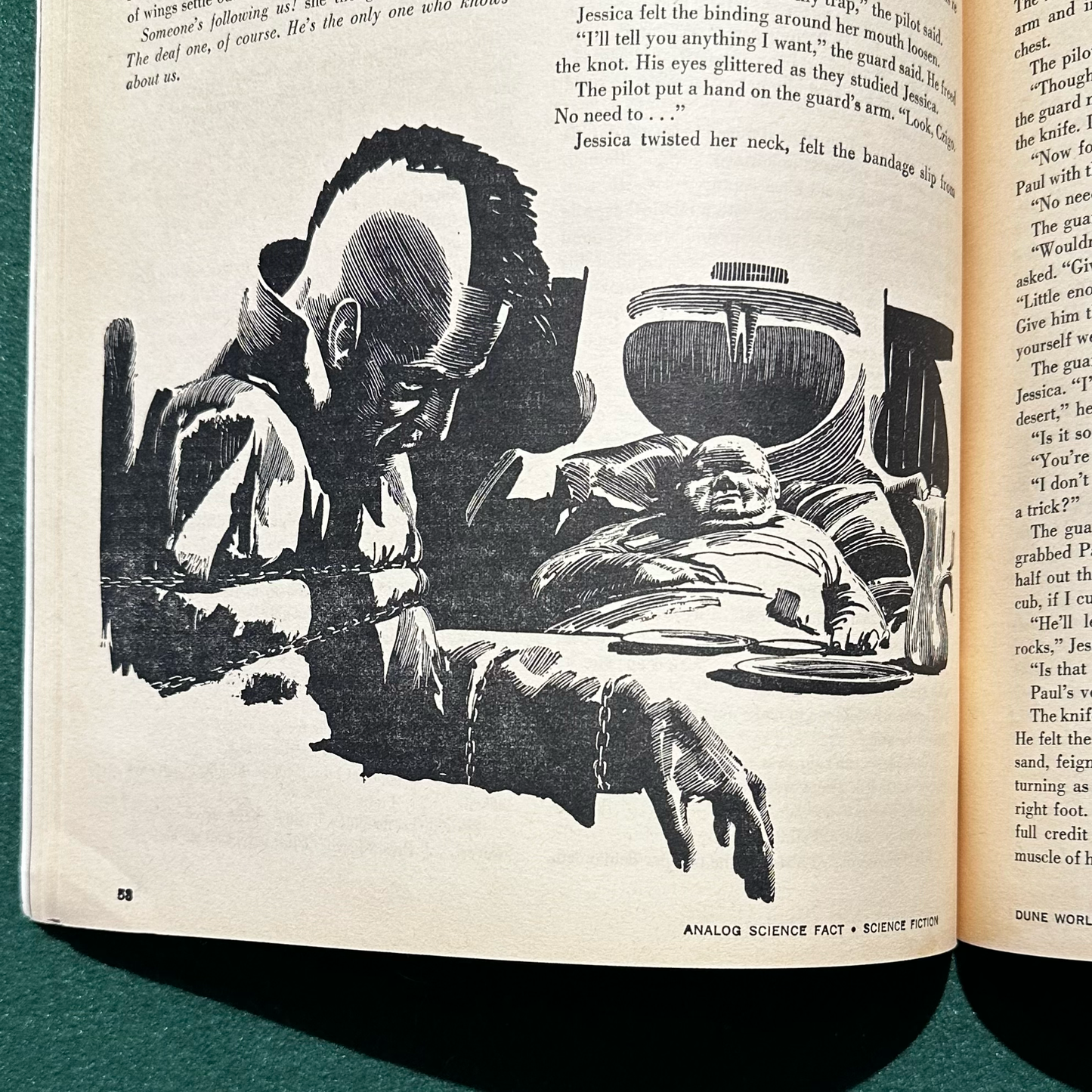 Vintage Sci-fi Magazine: Analog: Science Fact - Science Fiction - Complete World of Dune and Prophet of Dune serializations FRANK HERBERT