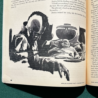 Vintage Sci-fi Magazine: Analog: Science Fact - Science Fiction - Complete World of Dune and Prophet of Dune serializations FRANK HERBERT