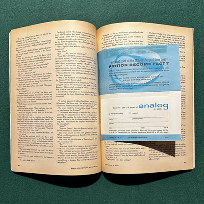 Vintage Sci-fi Magazine: Analog: Science Fact - Science Fiction - Complete World of Dune and Prophet of Dune serializations FRANK HERBERT