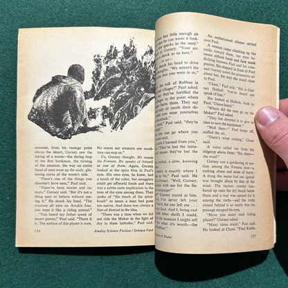 Vintage Sci-fi Magazine: Analog: Science Fact - Science Fiction - Complete World of Dune and Prophet of Dune serializations FRANK HERBERT