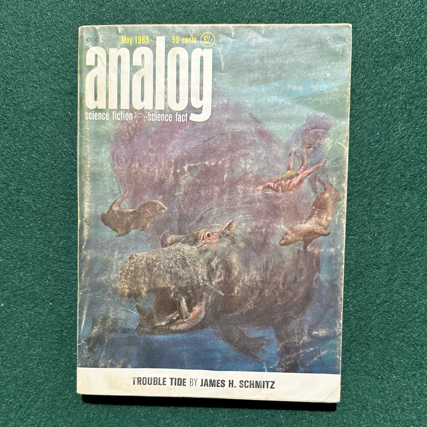 Vintage Sci-fi Magazine: Analog: Science Fact - Science Fiction - Complete World of Dune and Prophet of Dune serializations FRANK HERBERT