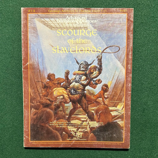Vintage Dungeons & Dragons Adventure: AD&D Scourge of the Slavelords COMPLETE