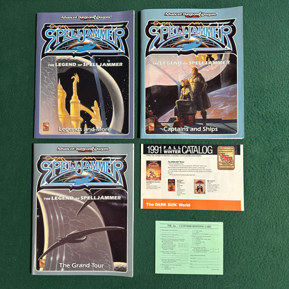 Advanced Dungeons & Dragons 2e Boxset: Spelljammer: The Legend of Spelljammer COMPLETE