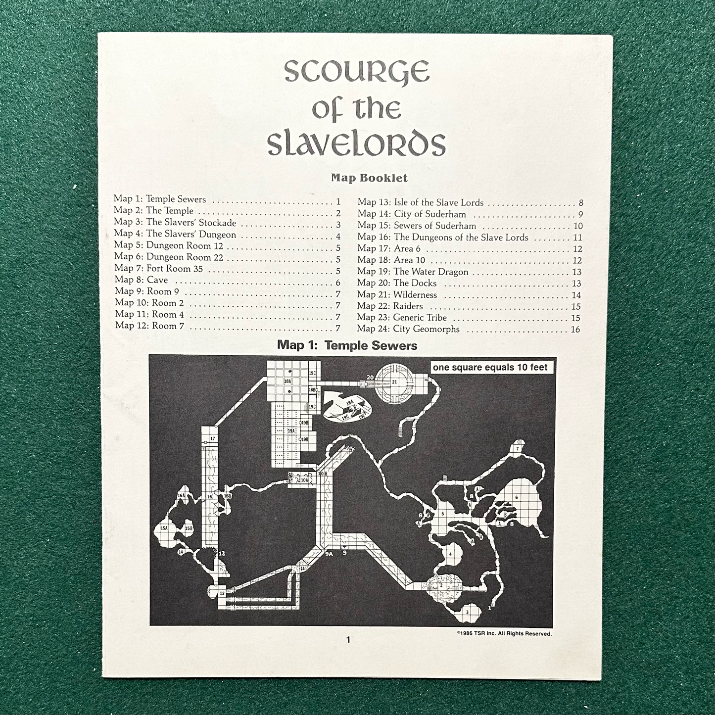 Vintage Dungeons & Dragons Adventure: AD&D Scourge of the Slavelords COMPLETE