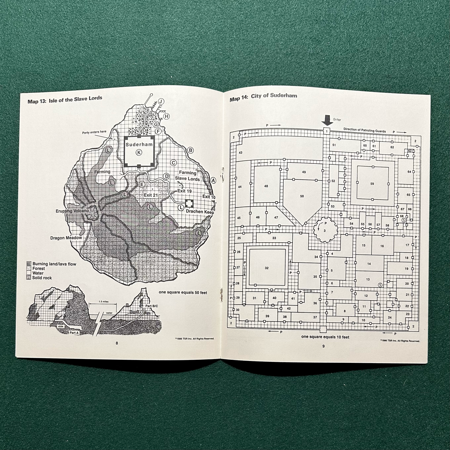 Vintage Dungeons & Dragons Adventure: AD&D Scourge of the Slavelords COMPLETE