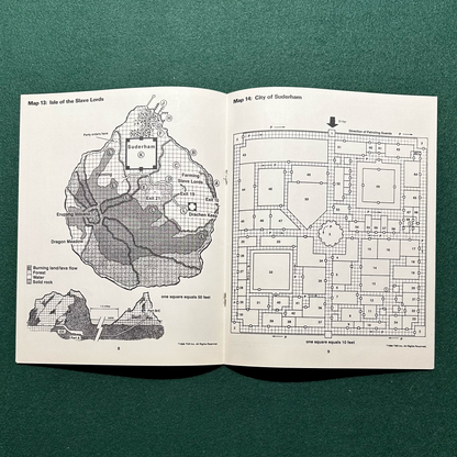 Vintage Dungeons & Dragons Adventure: AD&D Scourge of the Slavelords COMPLETE