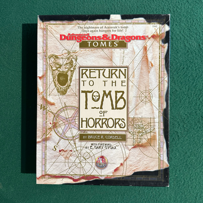 Advanced Dungeons & Dragons 2e Boxset: Return to the Tomb of Horrors COMPLETE