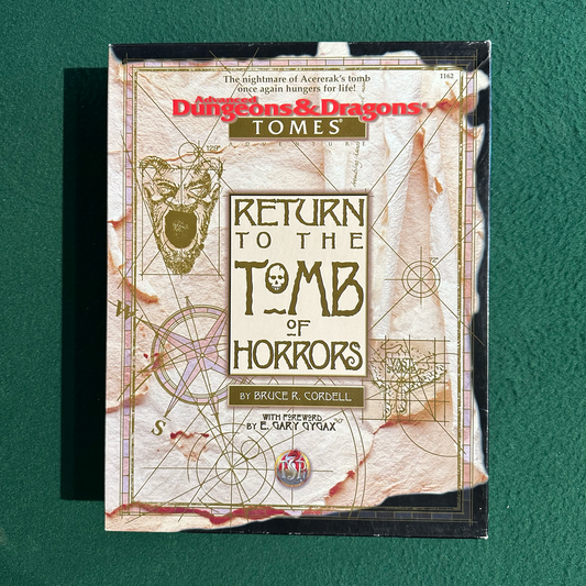 Advanced Dungeons & Dragons 2e Boxset: Return to the Tomb of Horrors COMPLETE
