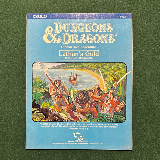 Vintage Dungeons & Dragons Adventure: Lathan's Gold COMPLETE