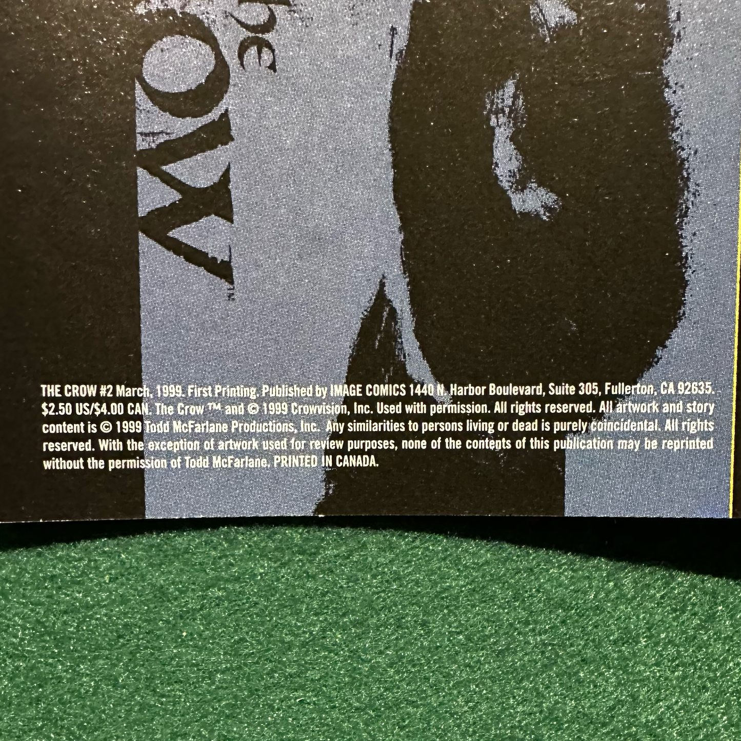 Vintage Comics: The Crow #1-4, Kent Williams Cover Art FIRST PRINTINGS