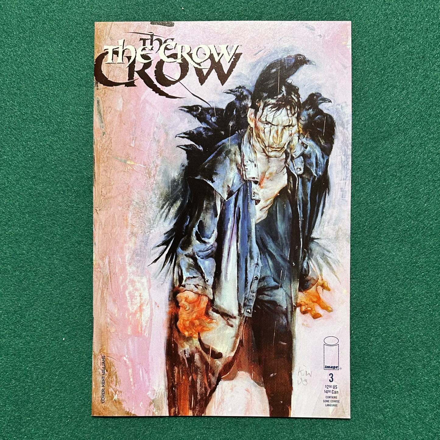 Vintage Comics: The Crow #1-4, Kent Williams Cover Art FIRST PRINTINGS