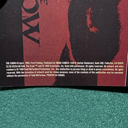 Vintage Comics: The Crow #1-4, Kent Williams Cover Art FIRST PRINTINGS