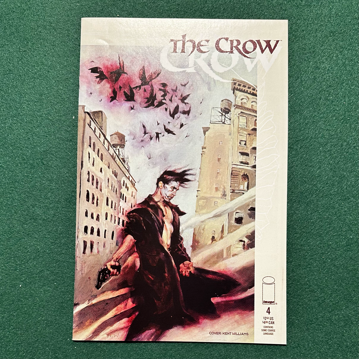 Vintage Comics: The Crow #1-4, Kent Williams Cover Art FIRST PRINTINGS