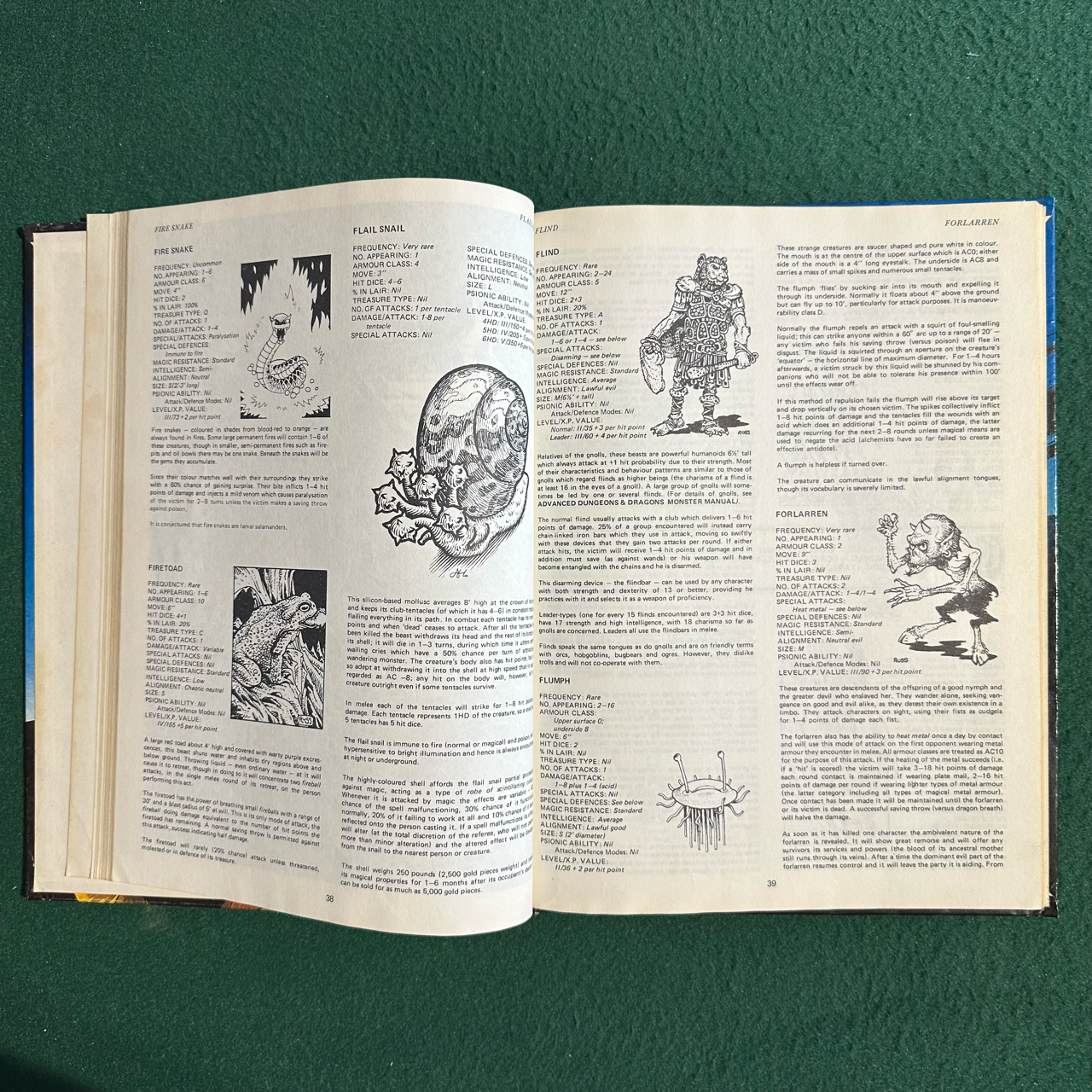 Dungeons & Dragons 1e Hardback: Fiend Folio