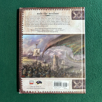 Dungeons & Dragons 3.5e Hardback: Forgotten Realms: Power of Faerun FIRST PRINTING