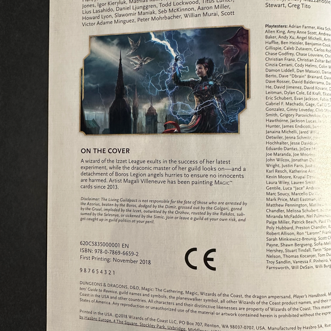 Dungeons & Dragons 5e Hardback: Guildmaster's Guide to Ravnica with Maps and Miscellany FIRST PRINTING