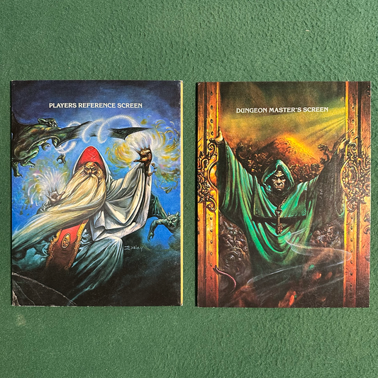 Dungeons & Dragons 1e Accessory: Players Reference Screen and Dungeon Master's Screen