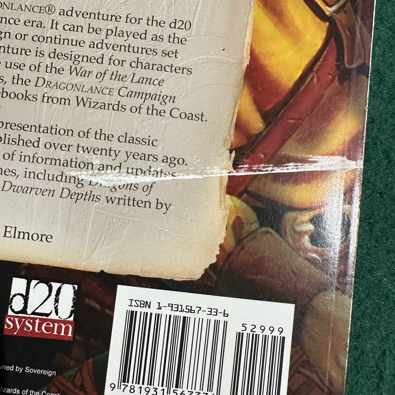 Advanced Dungeons & Dragons 2e Paperback: Dragonlance: Dragons of Autumn FIRST PRINTING