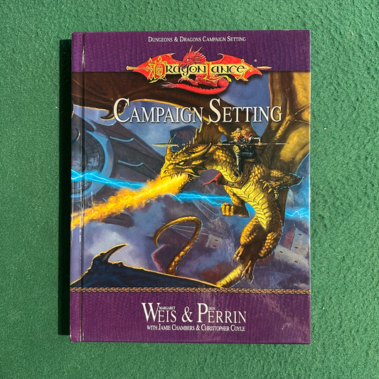 Advanced Dungeons & Dragons 2e Hardback: Dragonlance Campaign Setting FIRST PRINTING