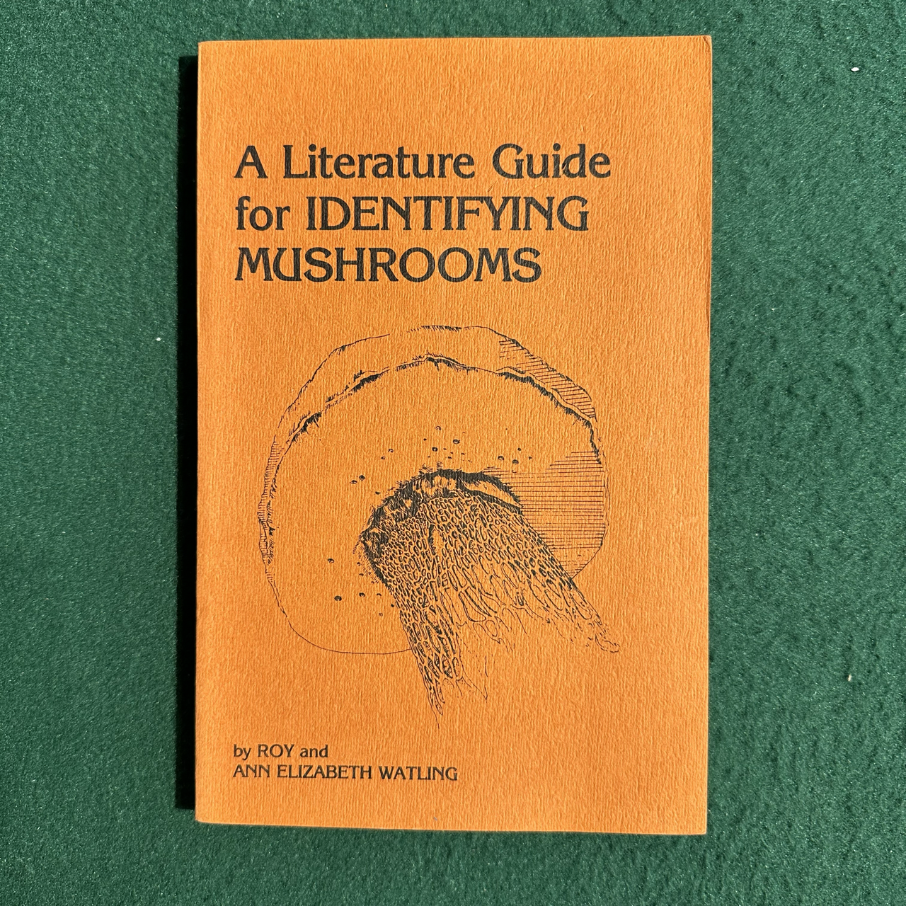 Vintage Non-Fiction Paperback: Roy and Ann Elizabeth Watling - A Literature Guide for Identifying Mushrooms