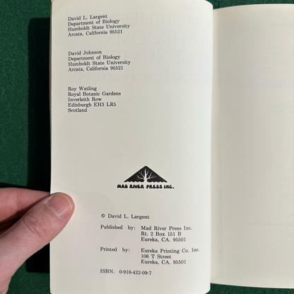 Vintage Non-Fiction Paperback: David Largent, David Johnson and Roy Watling - How to Identify Mushrooms to Genus III: Microscopic Features