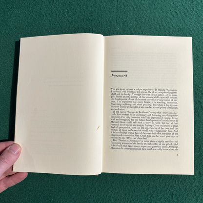 Vintage Non-Fiction Hardback: Audrey Grost - Genius in Residence