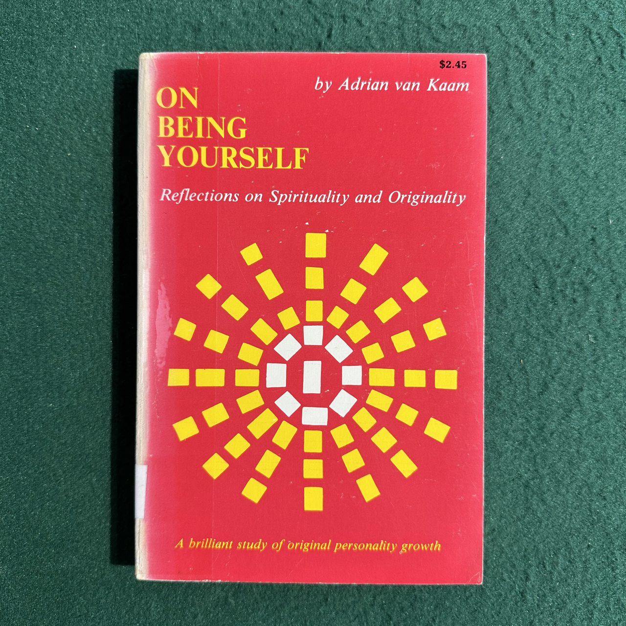 Vintage Non-Fiction Paperback: Adrian Van Kaam - On Being Yourself