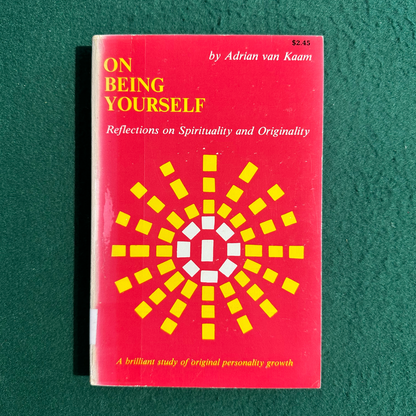 Vintage Non-Fiction Paperback: Adrian Van Kaam - On Being Yourself