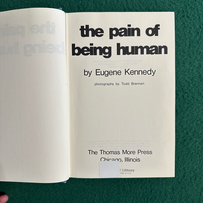 Vintage Non-Fiction Hardback: Eugene Kennedy - The Pain of Being Human
