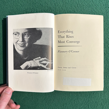 Vintage Fiction Hardback: Flannery O'Connor - Everything That Rises Must Converge FIRST PRINTING