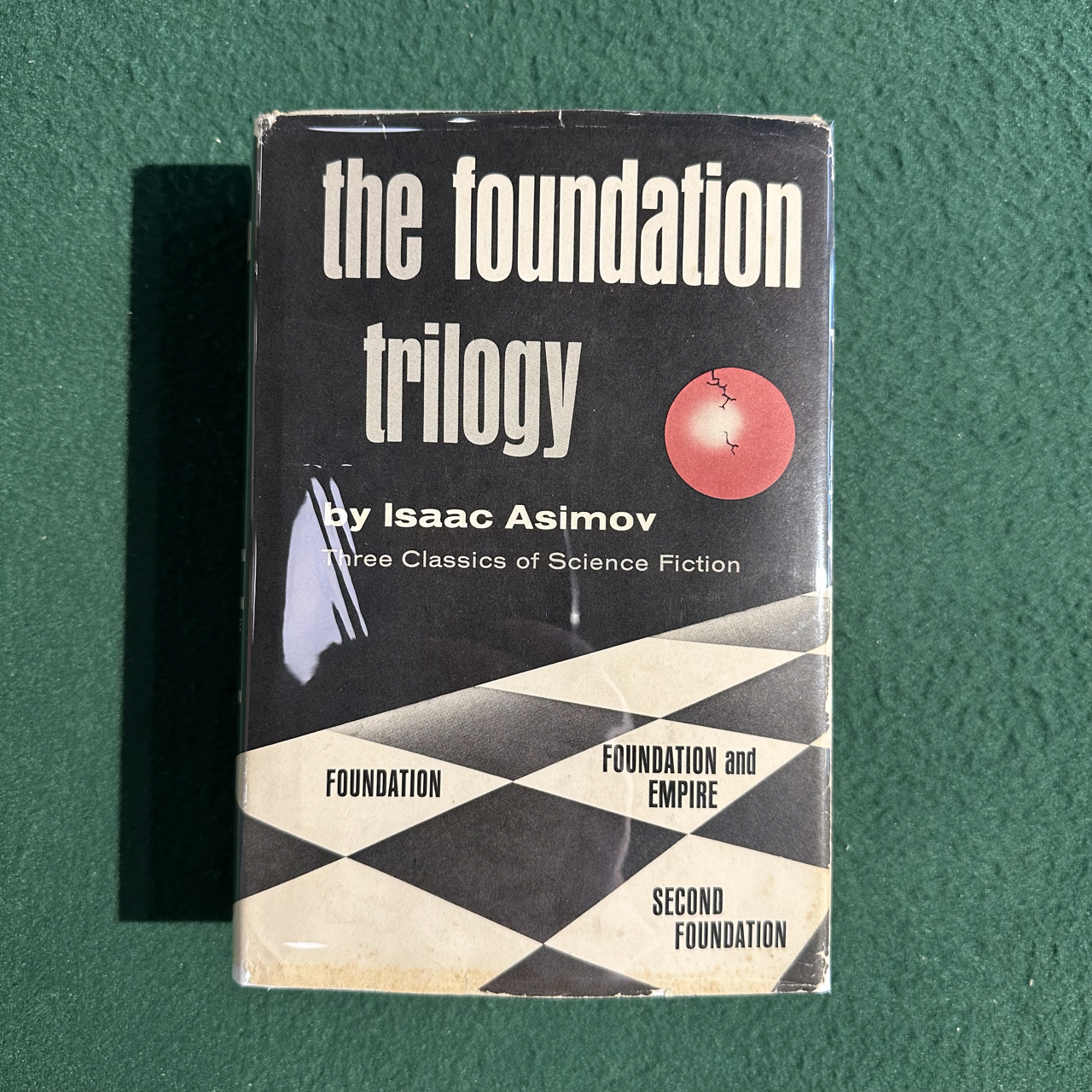 Vintage Sci-Fi Hardback: Isaac Asimov - The Foundation Trilogy BCE SIGNED