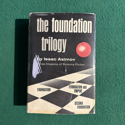 Vintage Sci-Fi Hardback: Isaac Asimov - The Foundation Trilogy BCE SIGNED