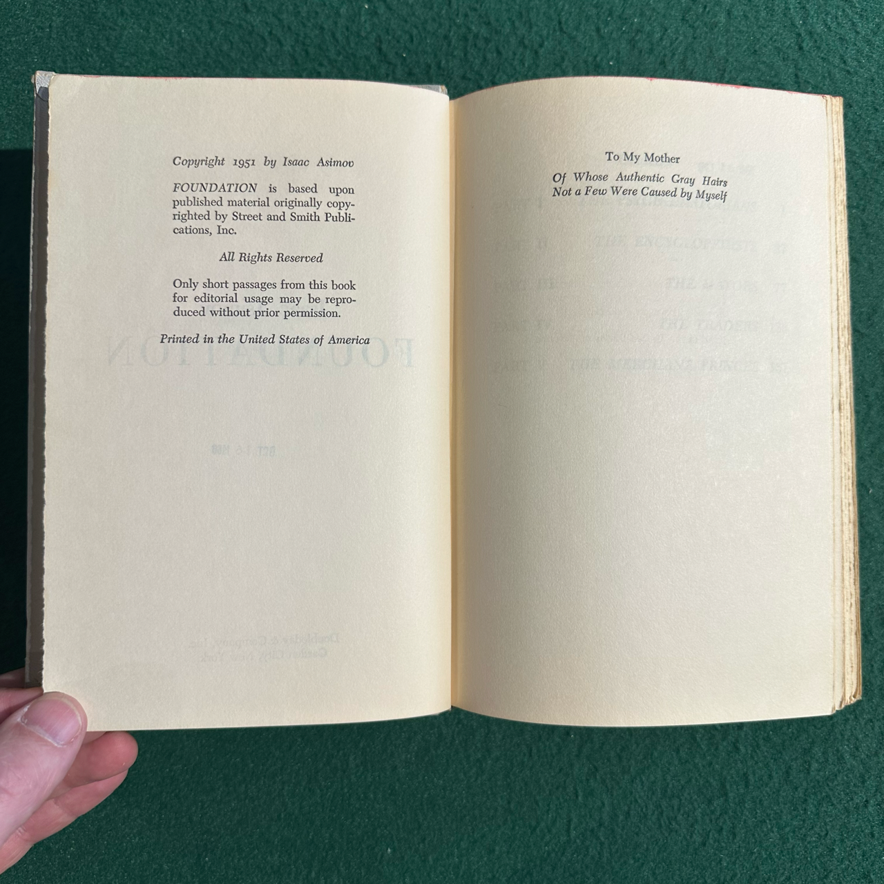 Vintage Sci-Fi Hardback: Isaac Asimov - The Foundation Trilogy BCE SIGNED